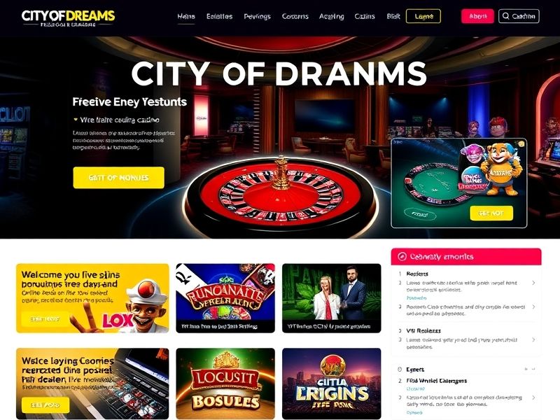 Welcome to City of Dreams, your gateway to thrilling online gambling experiences. Explore top casinos, game guides, and exclusive promotions at cityofdreams.com.